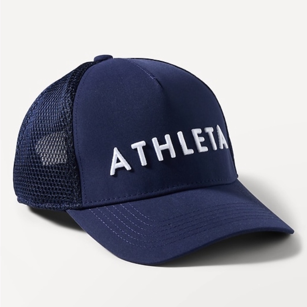 NWT Athleta Dark Blue Mesh Cap